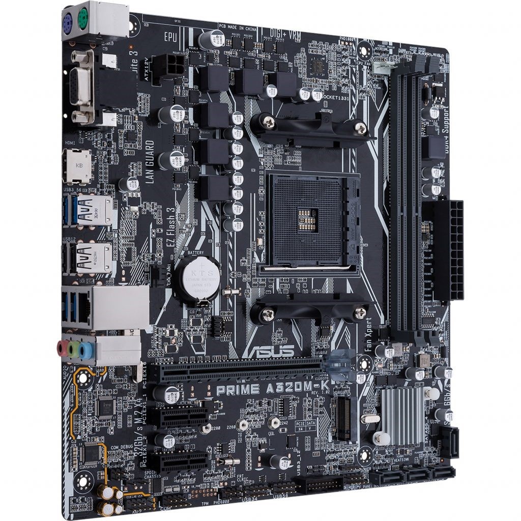 Bo mạch chính/ Mainboard Asus Prime A320M-K / Main MSI A320M PRO-VH  hàng chính hãng, New FULLBOX