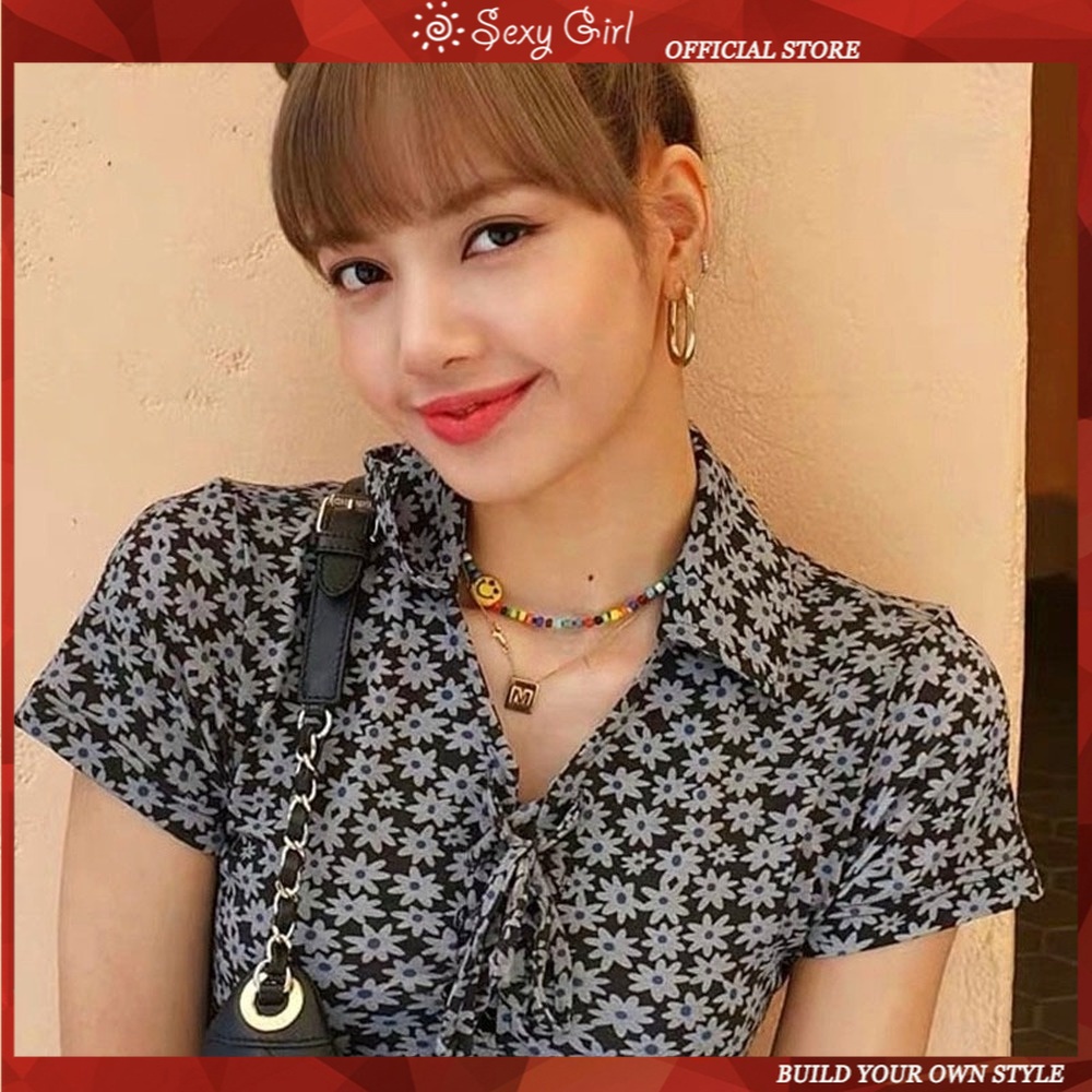 Vòng Cổ Hạt Mặt Cười Phong Cách Bohemian Quyến Rũ Dành Cho Nữ