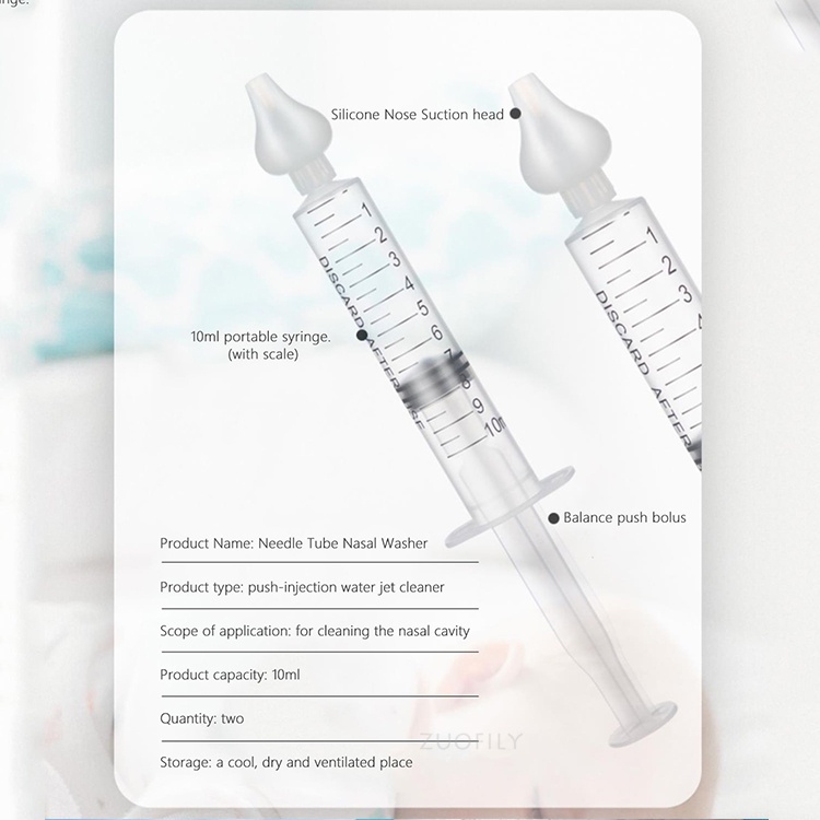 Set 2 Ống Làm Sạch Mũi 10ML Dành Cho Em Bé