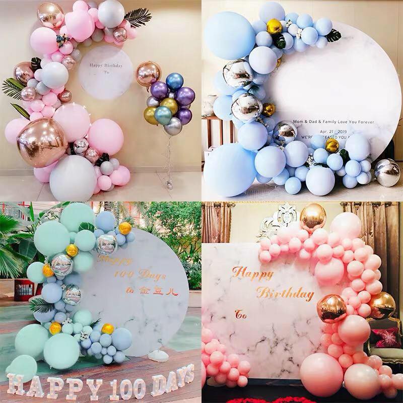 Bong Bóng Macaron Màu Pastel Trơn Trang Trí Sinh Nhật, Đám Cưới Siêu Dễ Thương Bịch 25 Cái