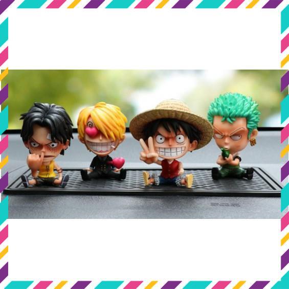 Mô Hình Nhân Vật One Piece, Truyện Tranh Đảo Hải Tặc, Luffy Mũ Rơm, Zoro, SanChi, Ace,...Cao 12,5cm - Tượng Figure