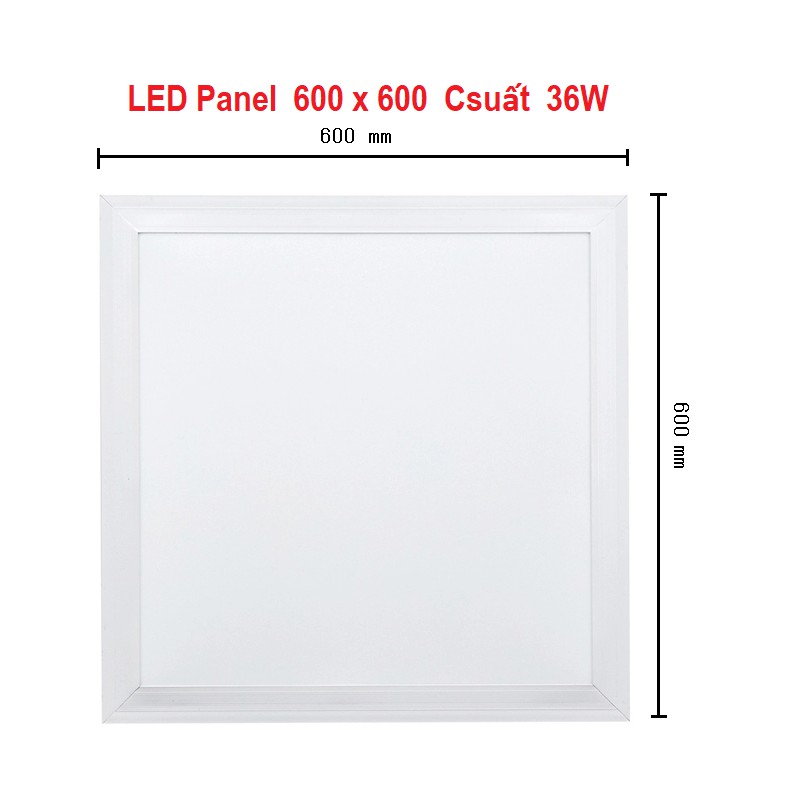 Đèn Panel LED 600x600 36W âm trần