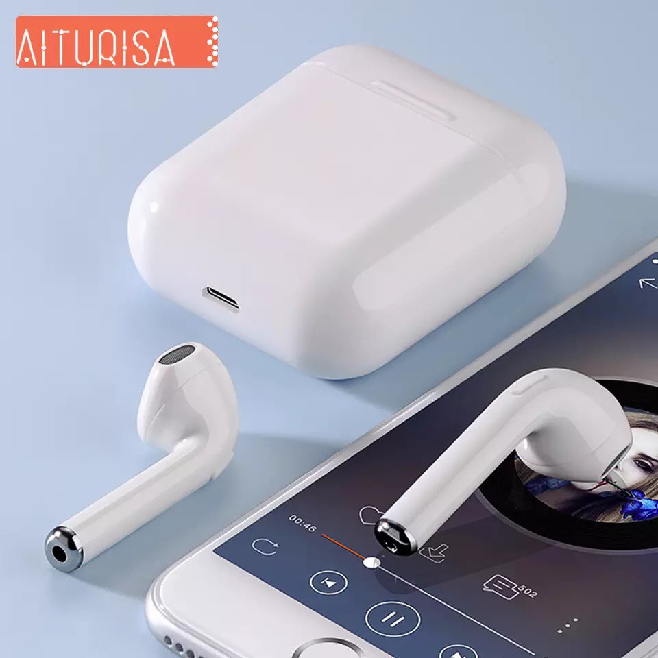 Tai nghe không dây giá rẻ- Tai Nghe bluetooth 5.0 ... Tai nghe i12, i11, i9s, i7s