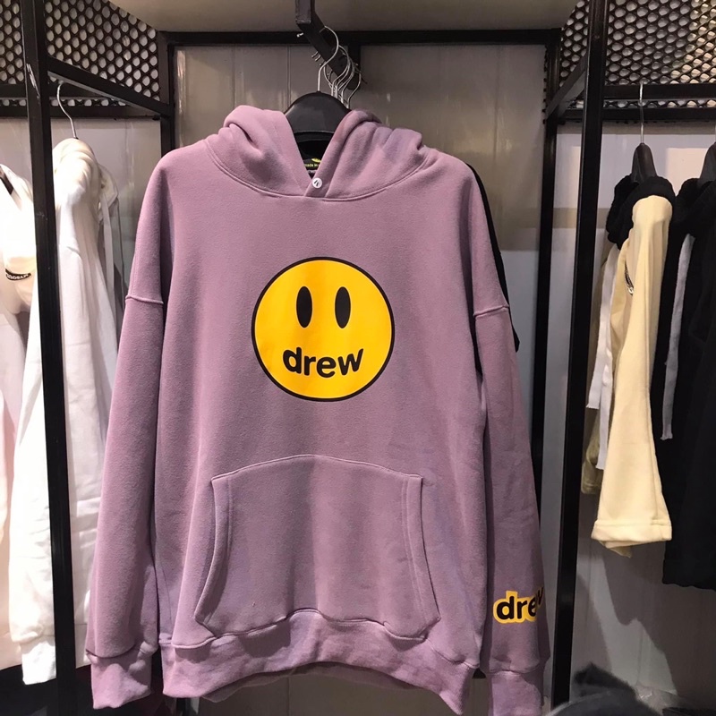 Áo hoodie drew house mặt cười hellbear store , áo nỉ bông hoodie unisex nam nữ