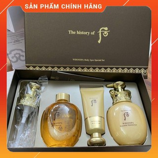 Sét Sữa Tắm Dưỡng Thể WHOO Hàng Mới