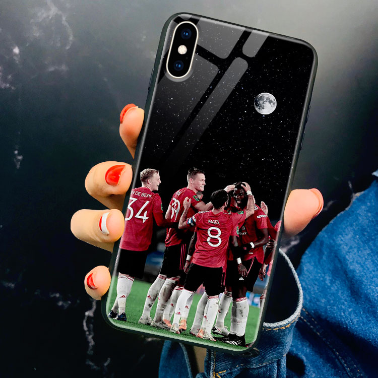 Ốp Điện Thoại Cao Cấp 5C In Hình Cầu Thủ Manchester United PHONECASEP Cho Iphone 6 6S 7 8 6+/7+/8+ X Xs Xr Xsmax