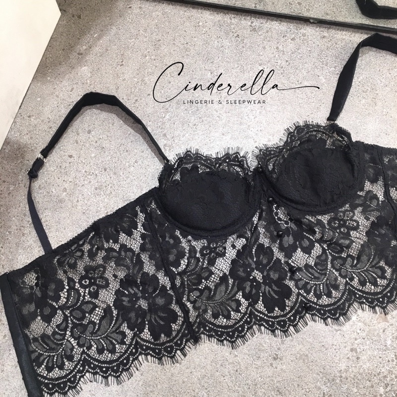 ÁO CORSET REN THIẾT KẾ CÓ MÚT , DÂY VAI LỤA CAO CẤP