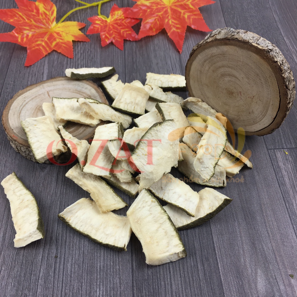 Vỏ bưởi sấy khô O.ZAT Food 100g - duy trì độ ẩm trong da bảo vệ da không bị khô nếp nhăn giảm ho thải độc tố