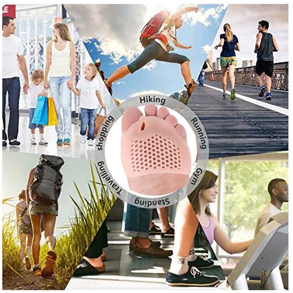 [Hàng mới về] Miếng đệm tách ngón chân 5 lỗ làm từ silicon