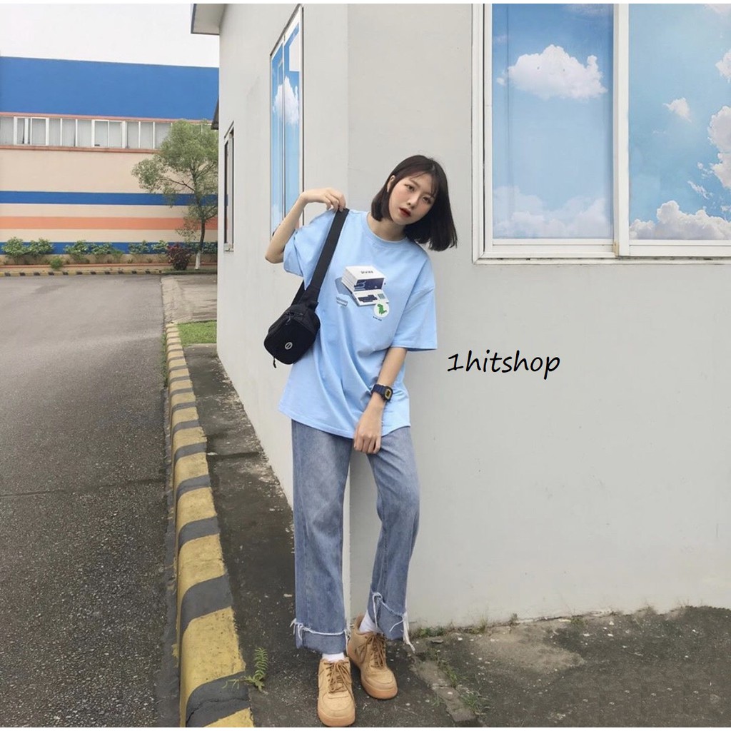 Áo Thun DAVI KHỦNG LONG 444 Ulzzang Unisex 1hitshop | BigBuy360 - bigbuy360.vn
