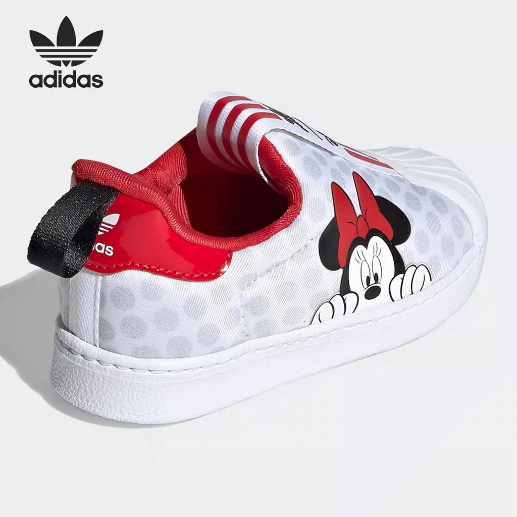 DISNEY 54*hàng Có Sẵn*Giày Thể Thao Adidas SUPERSTAR 360 Dành Cho Trẻ Em