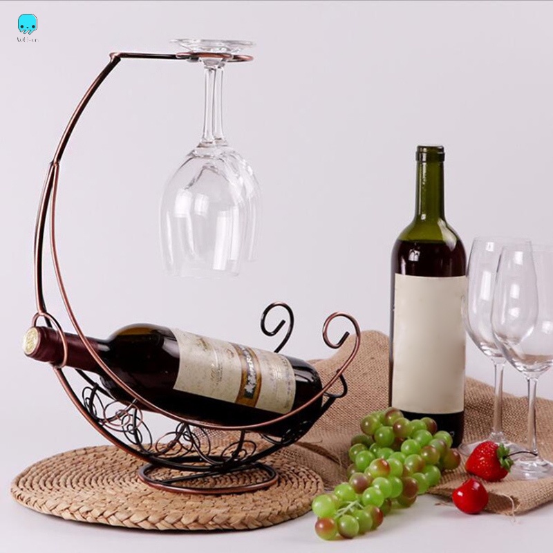 Giá đỡ chai rượu vang hình tàu cướp biển dùng trang trí đẹp mắt