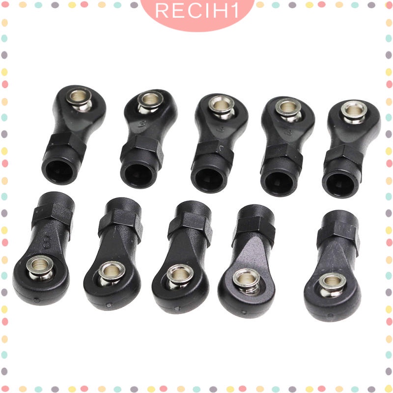 Set 10 Đầu Nối Bóng M4 Cho Mô Hình Xe Hơi Điều Khiển Từ Xa 1: 10 1: 8 DIY