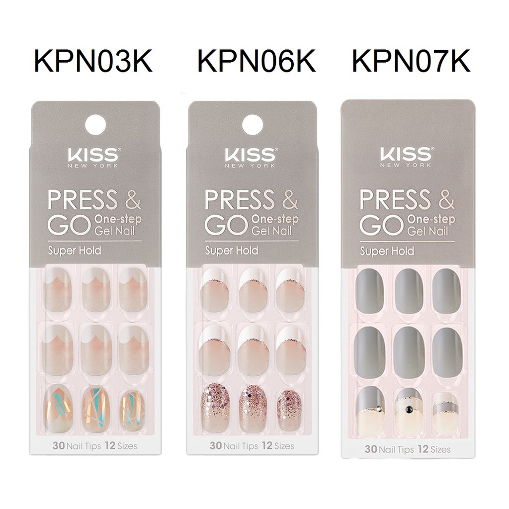 [BST Season] Móng Tay Gel Tự Dán Press &amp; Go Kiss New York Nail Box