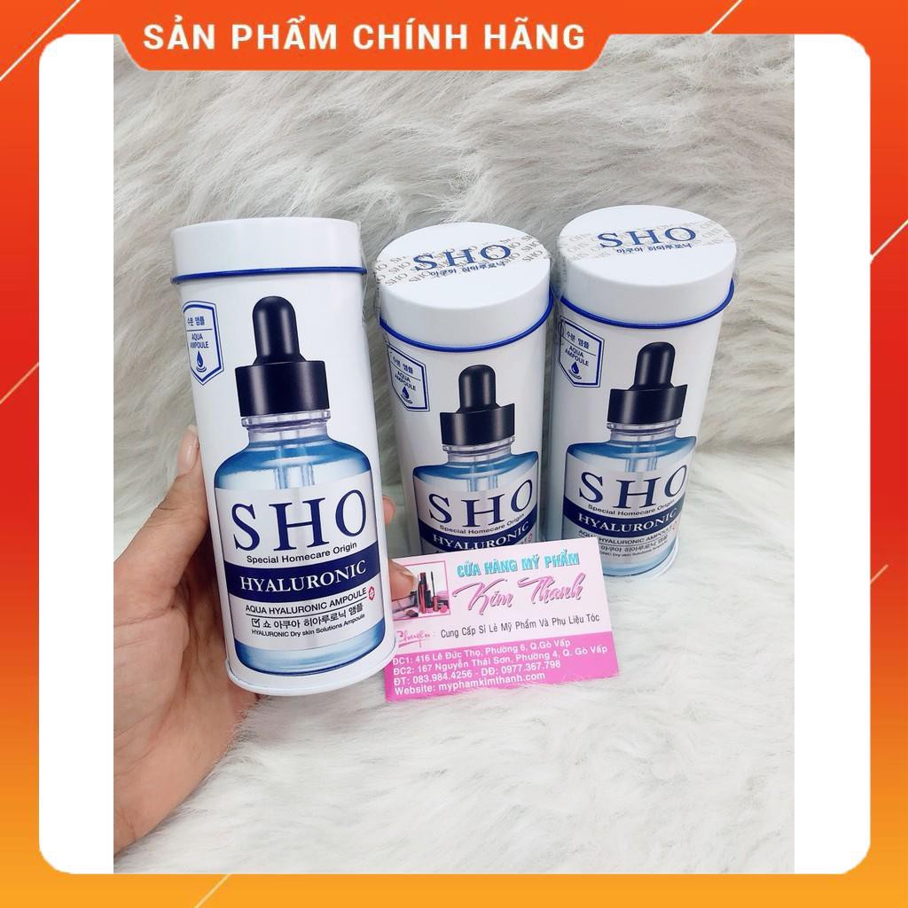 Tinh chất dưỡng da sáng mịn cấp ẩm dưỡng mềm da trắng hồng đàn hồi chống nhăn da SHO Hyaluronic Aqua Hyaluronic Ampoule,