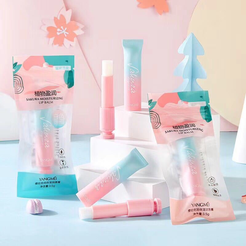 Son Dưỡng Môi SAKURA Yangmei 8870 Xanh Hồng Chính Hãng Nội Địa sỉ tốt - GIÁ GỐC 12 | BigBuy360 - bigbuy360.vn