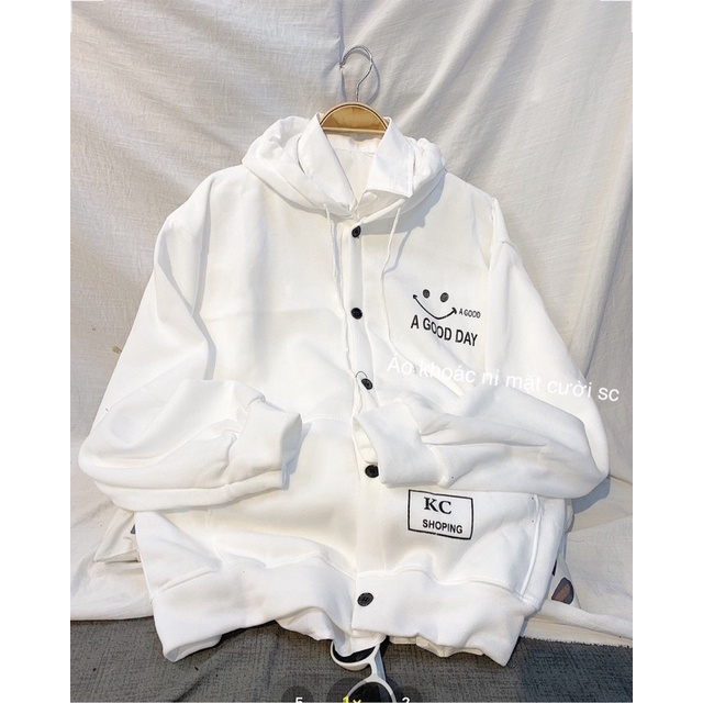 [SIÊU SALE]ÁO KHOÁC NỈ MẶT CƯỜI - MẪU HÓT 2021 KÈM VIDEO ẢNH THẬT | BigBuy360 - bigbuy360.vn