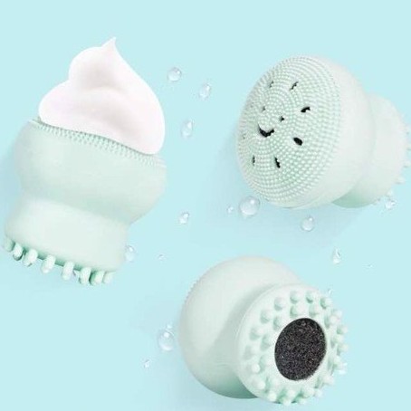 Bạch tuộc rửa mặt Dewytree Exfoliating Facial Silicone Brush - Berav Beauty