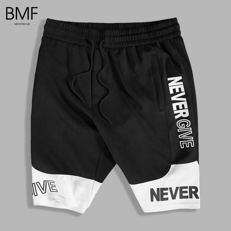 Quần short nam thun chứ V,Ngố lửng nam mặc nhà chất mát