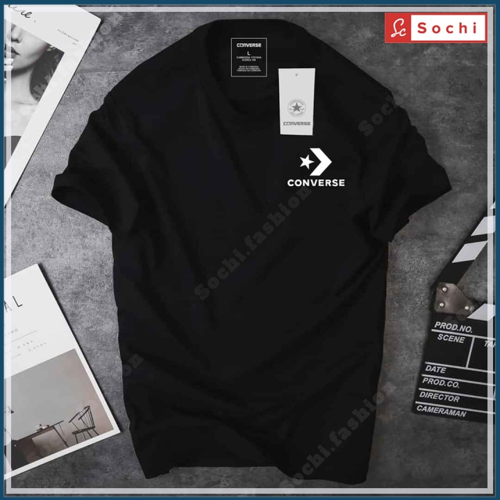 Áo thun nam tay ngắn cotton cổ tròn, áo thun đen đẹp thời trang in hình mã BSTCZ03