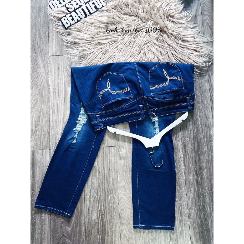 quần jean skinny rách bigsize (ms: JBS-M2)
