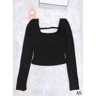 ÁO CỔ U DÂY LƯNG NGANG SAU