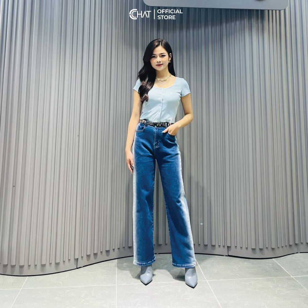 Áo len croptop tay ngắn CCHAT