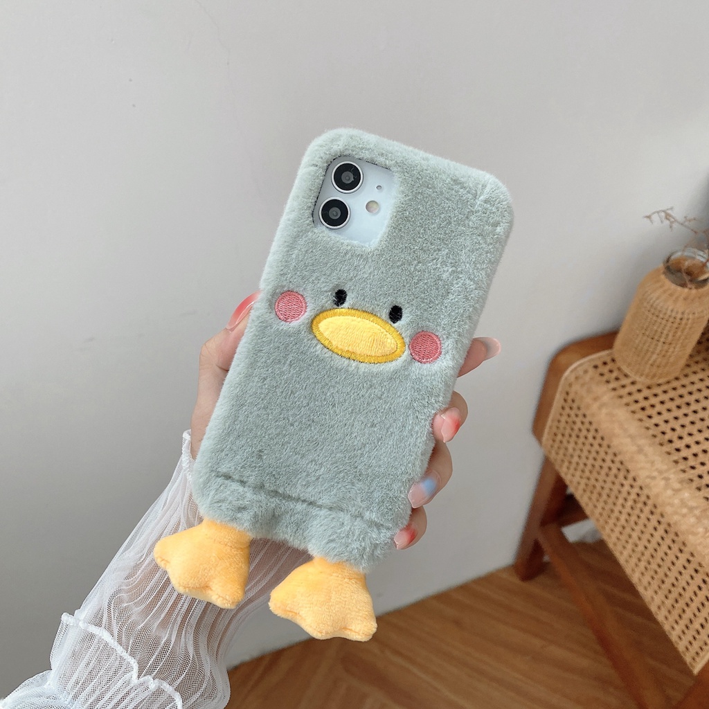 Ốp điện thoại TPU mềm hình chú vịt thích hợp cho Iphone 12 11 pro max xs max xr x 7 8 plus