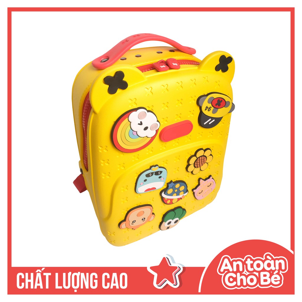 Ba Lô Sticker Cho Bé [Sale Lớn] Thời Trang Tinh Nghịch Siêu Nhẹ Ngăn Đựng Đồ Rộng Thoải Mái - Hàng Nội Địa Trung