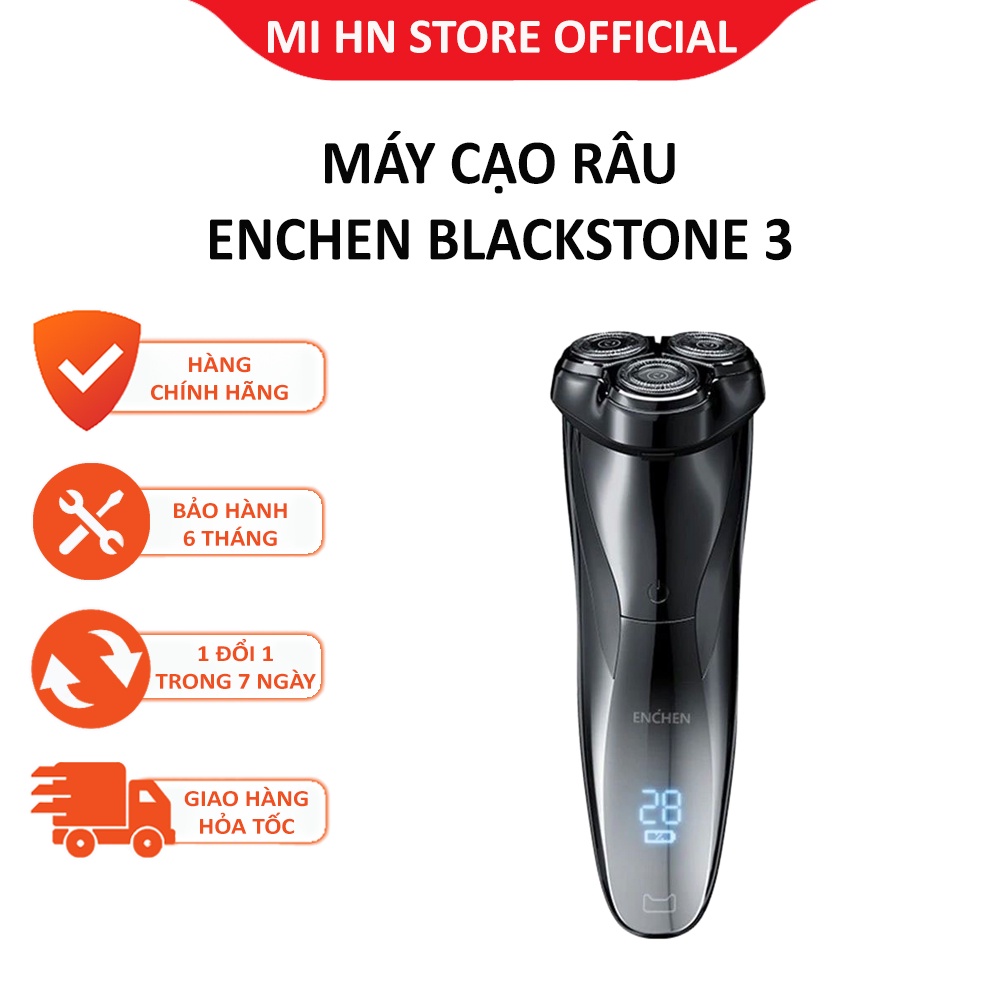 Máy Cạo Râu Xiaomi Enchen BlackStone 3 - Bảo Hành 6 Tháng - Shop Mi HN Offical Store