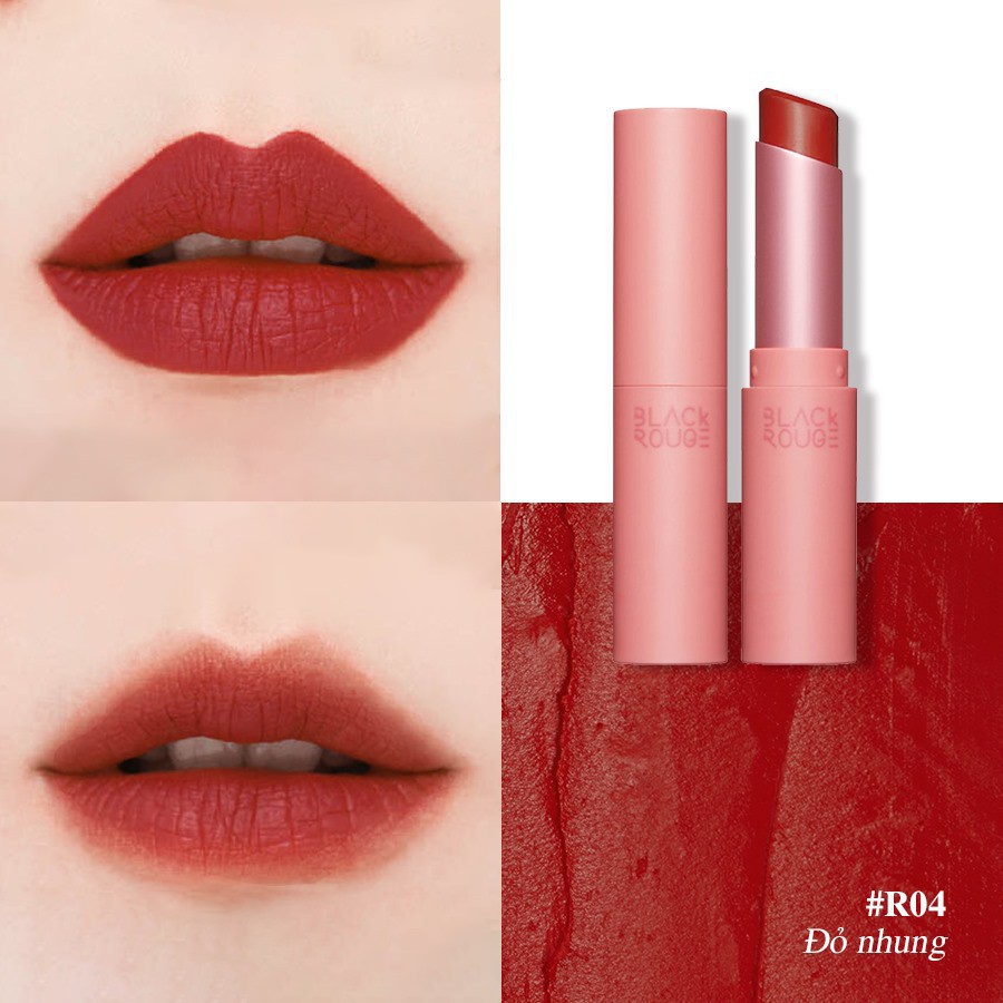 Son Thỏi Black Rouge Rose Velvet Lipstick | BigBuy360 - bigbuy360.vn