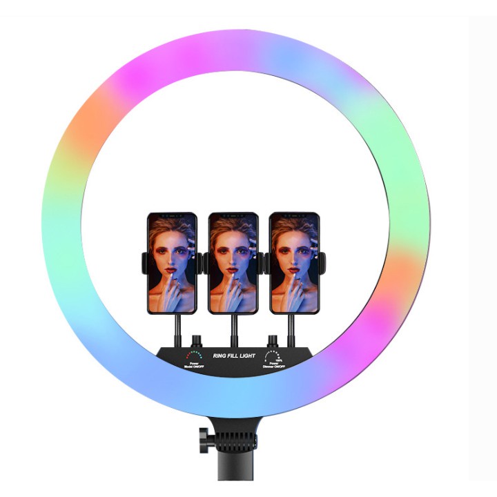 Đèn led Ring tròn đổi màu RGB MJ18