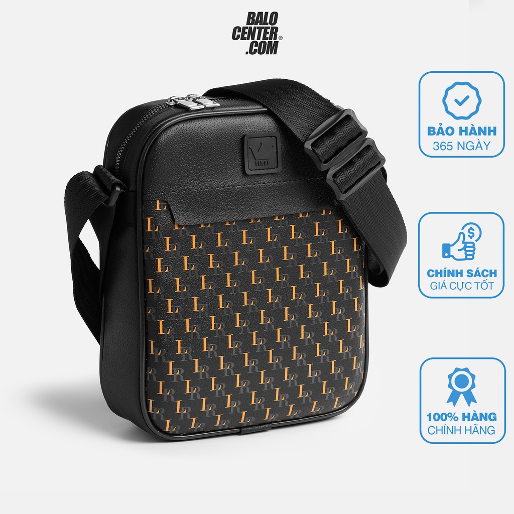 Túi đeo chéo da polyurethane cao cấp Leroy Elegance Crossover Bag - Fit được các loại thiết bị điện tử tới 8inch