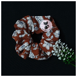 Dây cột tóc - Đồ cột tóc phong cách Vintage - Scrunchies bồng bềnh