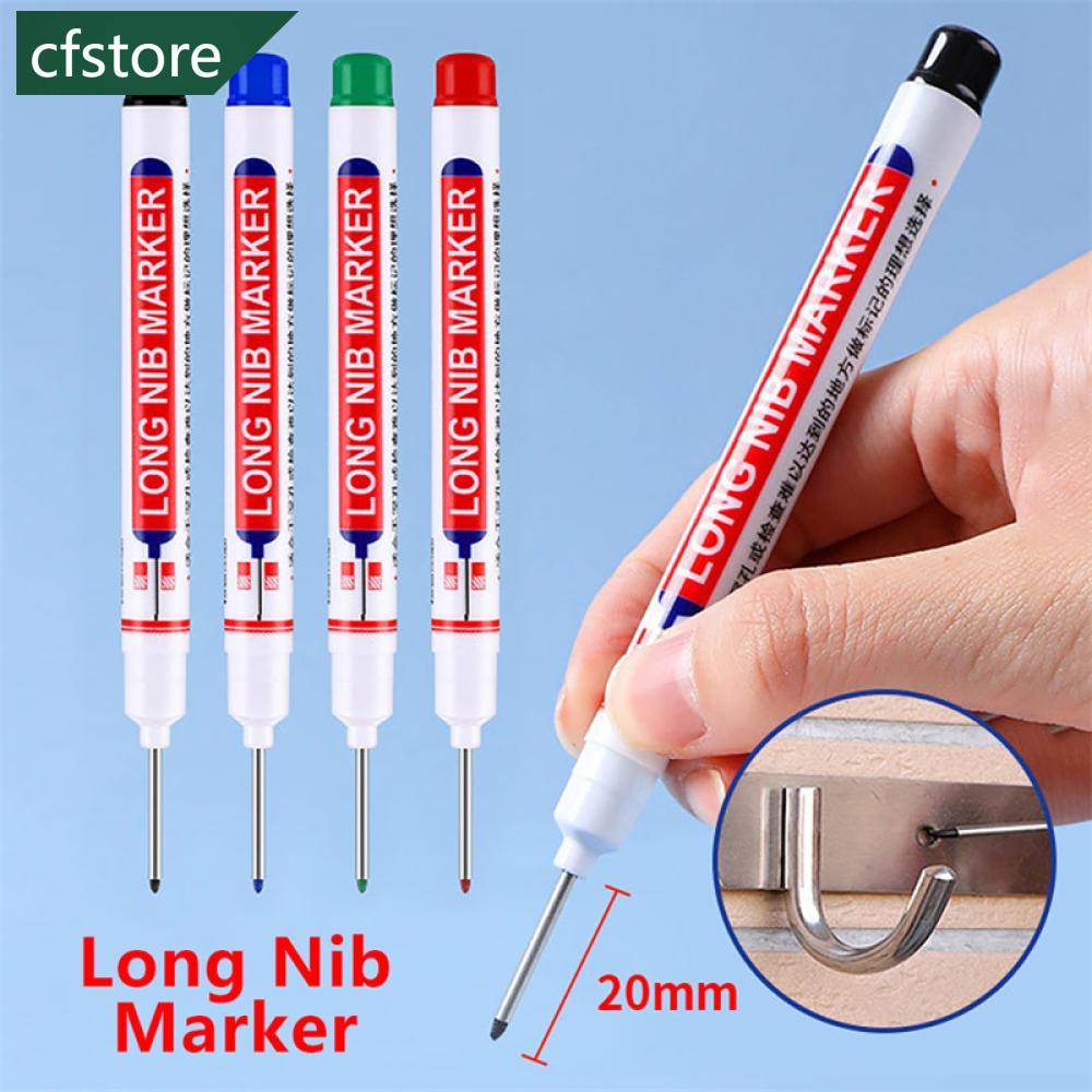 Bút Đánh Dấu Lỗ Sâu Cán Dài 20mm Màu Đỏ / Đen / Xanh Dương / Xanh Lá V2Z2 Đa Năng