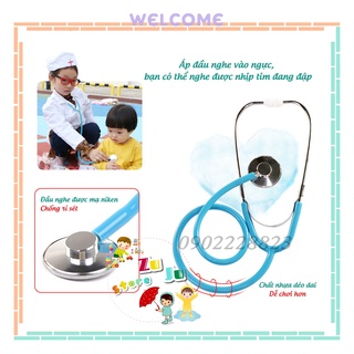 Ống Nghe, Tai Nghe - Nghe được nhịp tim - Đồ chơi nhập vai cho bé yêu tập làm Bác sĩ