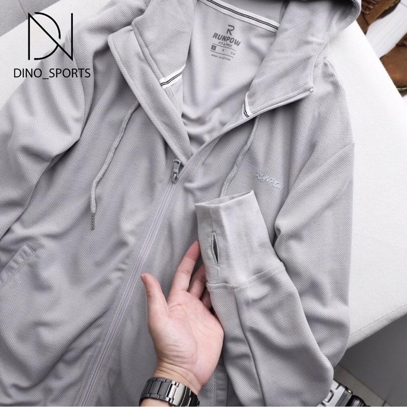 Áo chống nắng nam nữ DINO SPORTS áo nắng chất dày dặn co dãn ngăn ngừa tia UV tiếp xúc trực tiếp với da