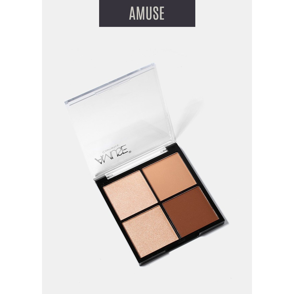 BẢNG PHẤN Amuse Basic Nudes Shadow Set