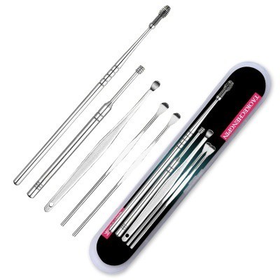 Set 5 Dụng Cụ Lấy Ráy Tai Bằng Thép Không Gỉ