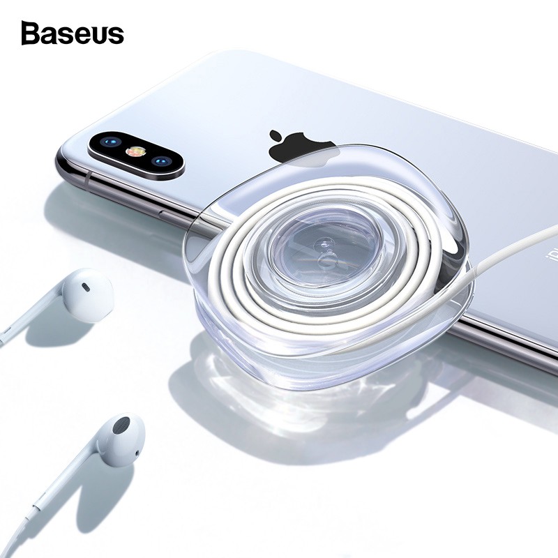 Kẹp Giữ Điện Thoại/ Dây Cáp Baseus Hút Tường/ Bàn Tiện Dụng | BigBuy360 - bigbuy360.vn