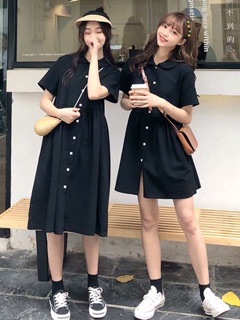 [order] set đồ bạn thân, váy cúc trước