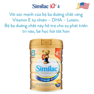 Sữa bột Similac HMO mẫu mới step 4 900g
