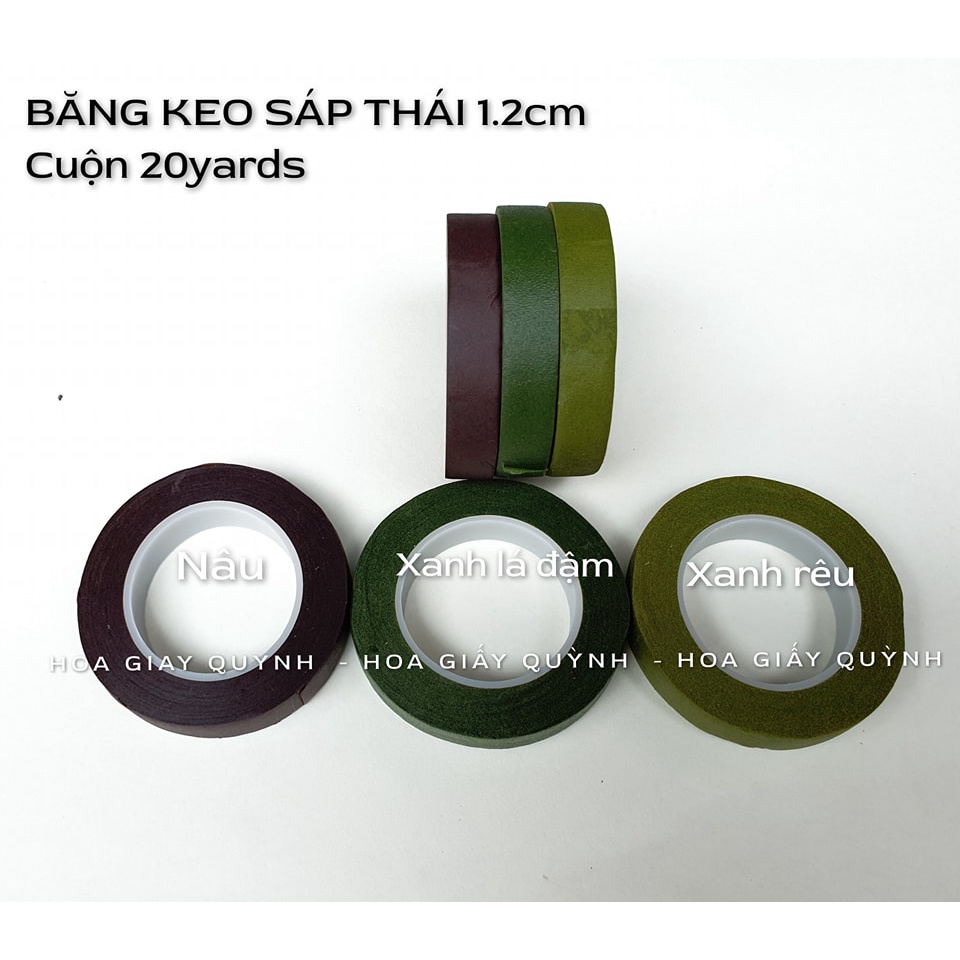 BĂNG KEO SÁP Thái siêu xịn cuộn 20 yard-quấn cành hoa