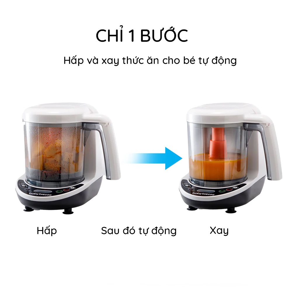 💥Máy xay hấp thức ăn đa năng Baby Brezza Deluxe, bảo hành chính hãng 12 tháng