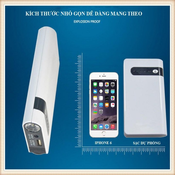 Thiết bị kích điện ô tô kiêm sạc dự phòng 20000mah cao cấp