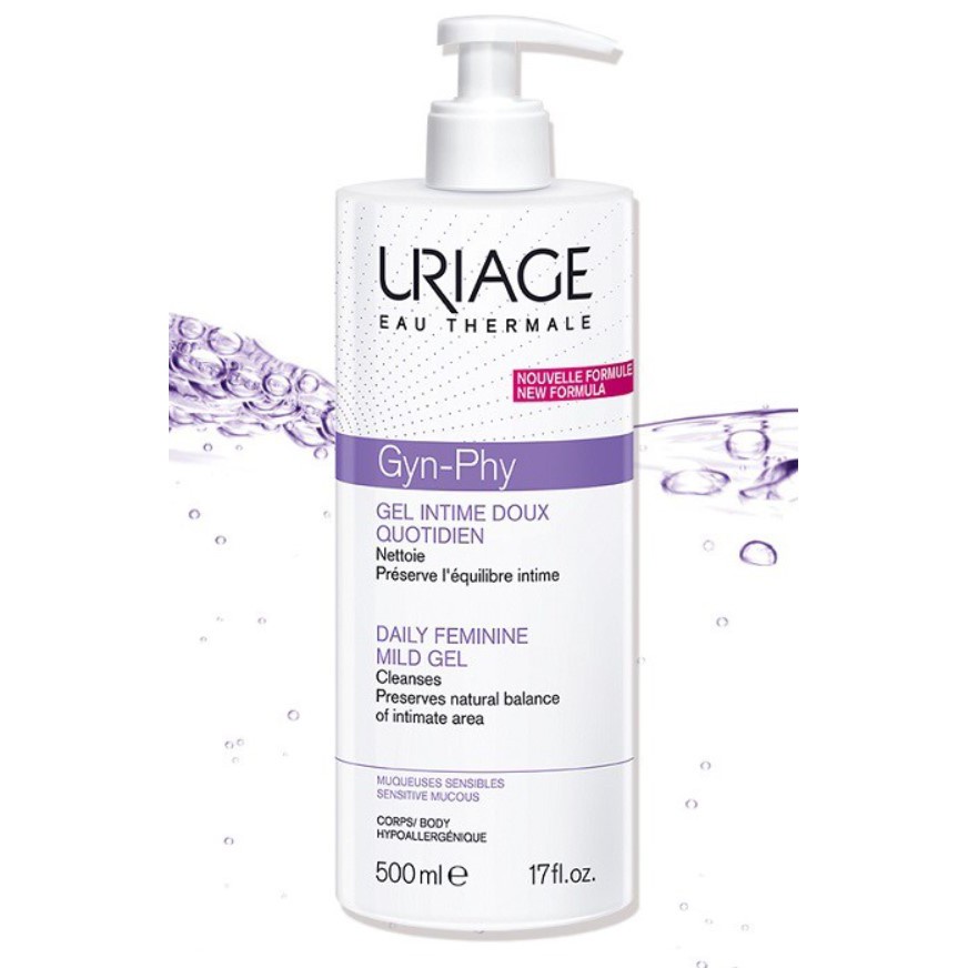 Gel rửa mặt Uriage Gyn-Phy daily feminine mild gel cleanser 200ml