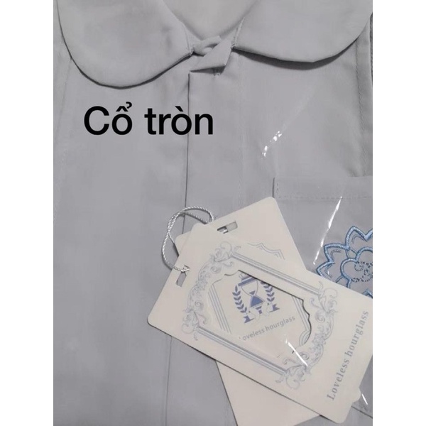 Áo sơ mi Blouse mặc cùng JK hãng Loveless Hourglass