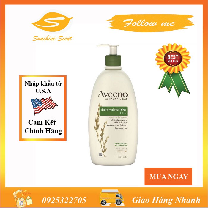 DƯỠNG THỂ AVEENO 591ML
