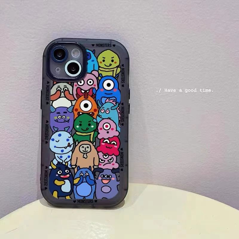 Ốp Điện Thoại Silicon TPU Mềm Trong Suốt Họa Tiết Dễ Thương Cho iPhone 13 12 Mini 11 10 Pro XS Max X XR 8 7 6 6S Plus SE 2020