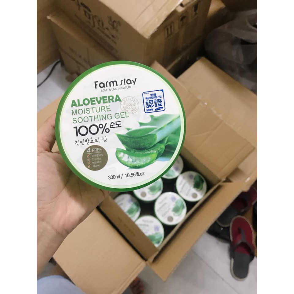 Gel nha đam 100% - Aloevera Moisture Soothing Gel 100%